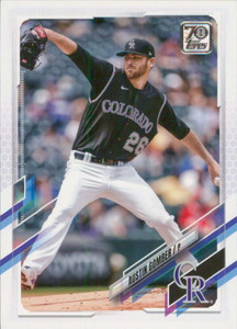 2021 Topps Update #US104 Austin Gomber NM-MT  Colorado Rockies 