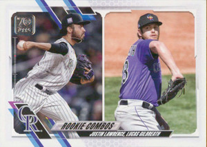 2021 Topps Update #US141 Lucas Gilbreath/Justin Lawrence NM-MT  RC Rookie Colorado Rockies 