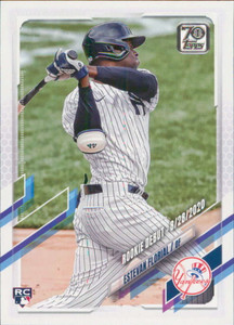 2021 Topps Update #US247 Estevan Florial Rookie Debut NM-MT  New York Yankees 