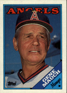 1988 Topps #774 Gene Mauch MG NM-MT California Angels 