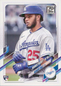 2021 Topps Update #US309 Keibert Ruiz Rookie Debut NM-MT  Los Angeles Dodgers 