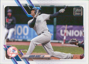 2021 Topps Update #US329 Aaron Hicks NM-MT  New York Yankees 