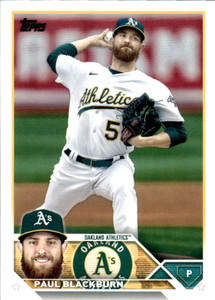 2023 Topps #6 Paul Blackburn NM-MT  Oakland Athletics 
