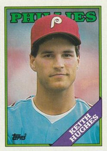 1988 Topps #781 Keith Hughes NM-MT RC Rookie Philadelphia Phillies 