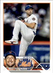 2023 Topps #21 Max Scherzer NM-MT  New York Mets 