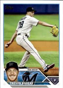 SOLD 165092 2023 Topps #29 Trevor Rogers NM-MT  Miami Marlins 