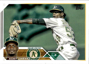 2023 Topps #164 Dany Jimenez NM-MT  Oakland Athletics 