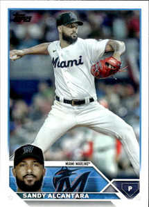 2023 Topps #107 Sandy Alcantara NM-MT  Miami Marlins 