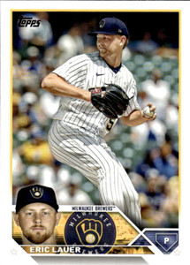 SOLD 165172 2023 Topps #109 Eric Lauer NM-MT  Milwaukee Brewers 