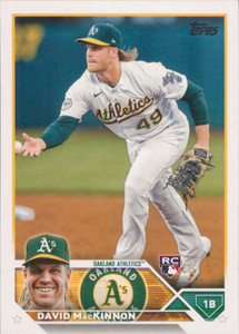 2023 Topps #276 David MacKinnon NM-MT  RC Rookie Oakland Athletics 