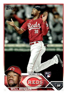 2023 Topps #339 Will Benson NM-MT  RC Rookie Cincinnati Reds 