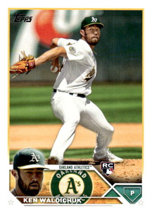 2023 Topps #340 Ken Waldichuk NM-MT  RC Rookie Oakland Athletics 