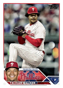 SOLD 165418 2023 Topps #355 Taijuan Walker NM-MT  Philadelphia Phillies 