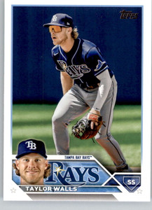 2023 Topps #625 Taylor Walls NM-MT  Tampa Bay Rays 