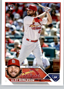 2023 Topps #622 Alec Burleson NM-MT  RC Rookie St. Louis Cardinals 