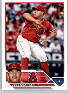 2023 Topps #609 Jose Suarez NM-MT  Los Angeles Angels 