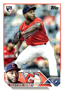 2023 Topps #513 Xzavion Curry NM-MT  RC Rookie Cleveland Guardians 
