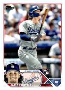 2023 Topps #395 James Outman NM-MT  RC Rookie Los Angeles Dodgers 