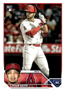 2023 Topps #371 Livan Soto NM-MT  RC Rookie Los Angeles Angels 
