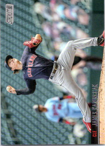 2021 Stadium Club #28 James Karinchak NM-MT Cleveland Indians 