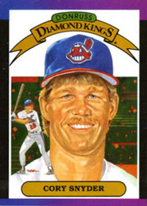 1989 Donruss #8 Cory Snyder DK NM-MT Cleveland Indians 