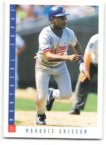 1993 Score #28 Marquis Grissom NM-MT  Montreal Expos 