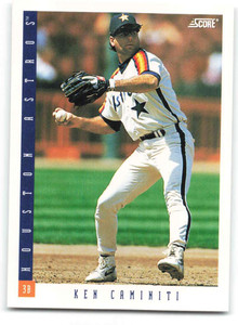 1993 Score #40 Ken Caminiti NM-MT  Houston Astros 