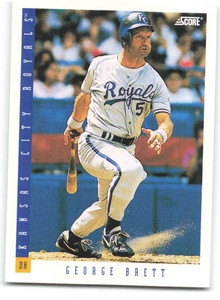 1993 Score #57 George Brett NM-MT  Kansas City Royals 