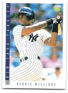 1993 Score #120 Bernie Williams NM-MT  New York Yankees 