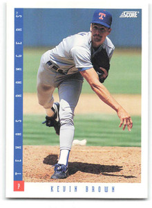 1993 Score #146 Kevin Brown NM-MT  Texas Rangers 