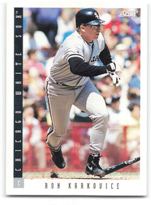 1993 Score #152 Ron Karkovice NM-MT  Chicago White Sox 