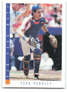 1993 Score #167 Todd Hundley NM-MT  New York Mets 