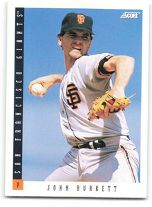 1993 Score #174 John Burkett NM-MT  San Francisco Giants 