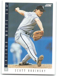1993 Score #182 Scott Radinsky NM-MT  Chicago White Sox 