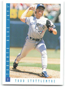 1993 Score #186 Todd Stottlemyre NM-MT  Toronto Blue Jays 