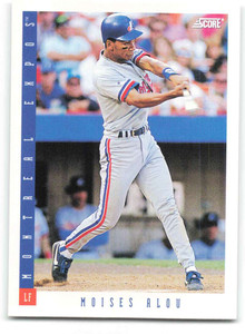 1993 Score #187 Moises Alou NM-MT  Montreal Expos 