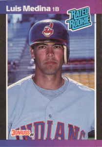 1990 Upper Deck #737 Carlos Baerga VG RC Rookie Cleveland Indians