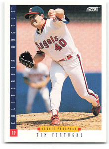 1993 Score #262 Tim Fortugno NM-MT  California Angels 