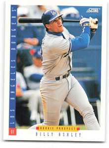 SOLD 166292 1993 Score #267 Billy Ashley NM-MT  Los Angeles Dodgers 