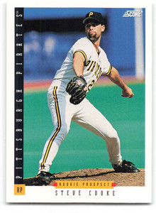1993 Score #296 Steve Cooke NM-MT  Pittsburgh Pirates 