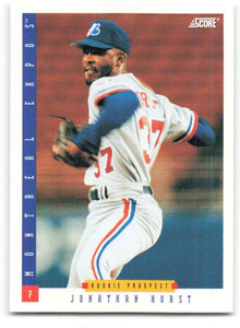1993 Score #299 Jonathan Hurst NM-MT  Montreal Expos 