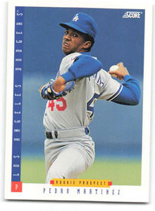 1993 Score #321 Pedro Martinez NM-MT  Los Angeles Dodgers 