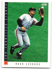 1993 Score #381 Mark Leonard NM-MT  San Francisco Giants 