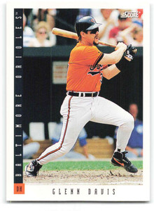 1993 Score #383 Glenn Davis NM-MT  Baltimore Orioles 