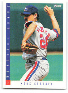 1993 Score #390 Mark Gardner NM-MT  Montreal Expos 