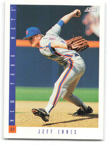 1993 Score #409 Jeff Innis NM-MT  New York Mets 