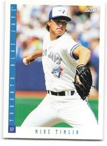 1993 Score #410 Mike Timlin NM-MT  Toronto Blue Jays 