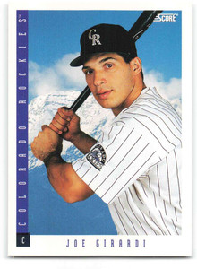 1993 Score #419 Joe Girardi NM-MT  Colorado Rockies 