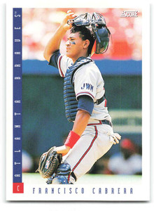 1993 Score #472 Francisco Cabrera NM-MT  Atlanta Braves 