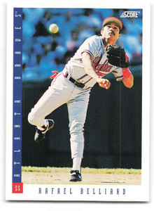 1993 Score #478 Rafael Belliard NM-MT  Atlanta Braves 